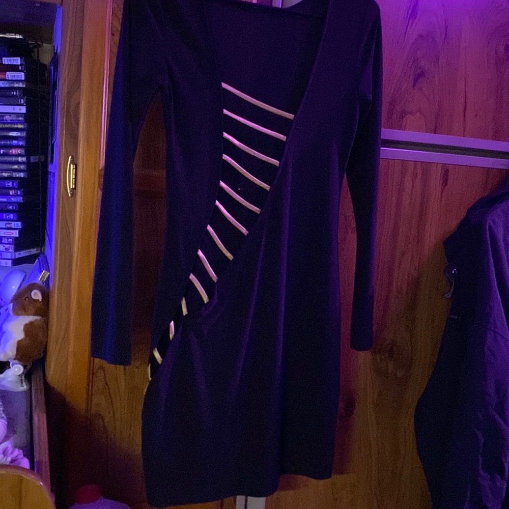 Sexy black dress